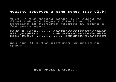 Quality Deserves a Name