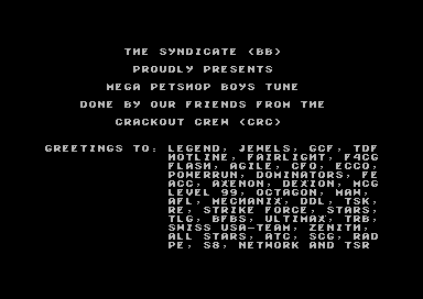 Mega Petshop Boys Tune