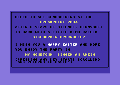 Sideborder Upscroller