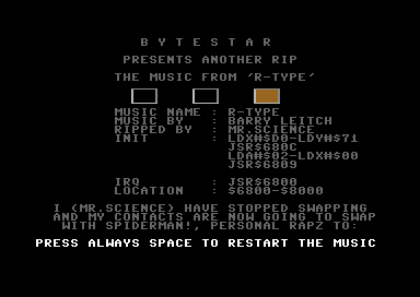 R-Type Music