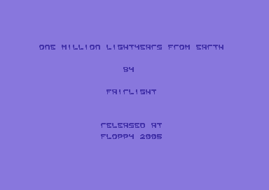 One Million Lightyears From Earth