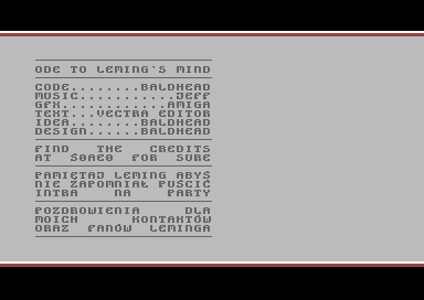 Ode To Leming's Mind