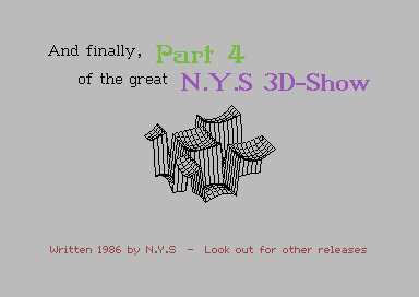 3D Show Part 4