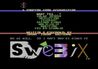 A Symptom from Afghanistan