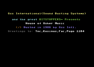 House of Usher Music