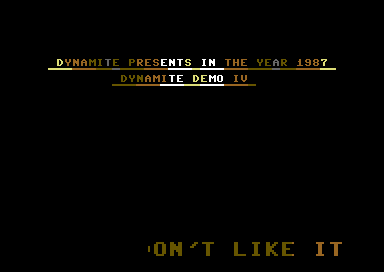 Dynamite Demo 4