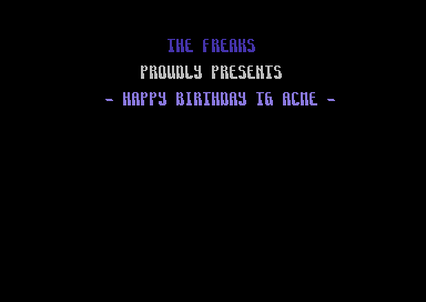 Happy Birthday TG Acme